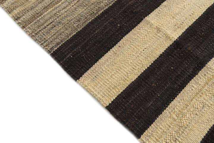 4' 1 x 5' 9 Hand Woven Kilim Modern Wool Rug