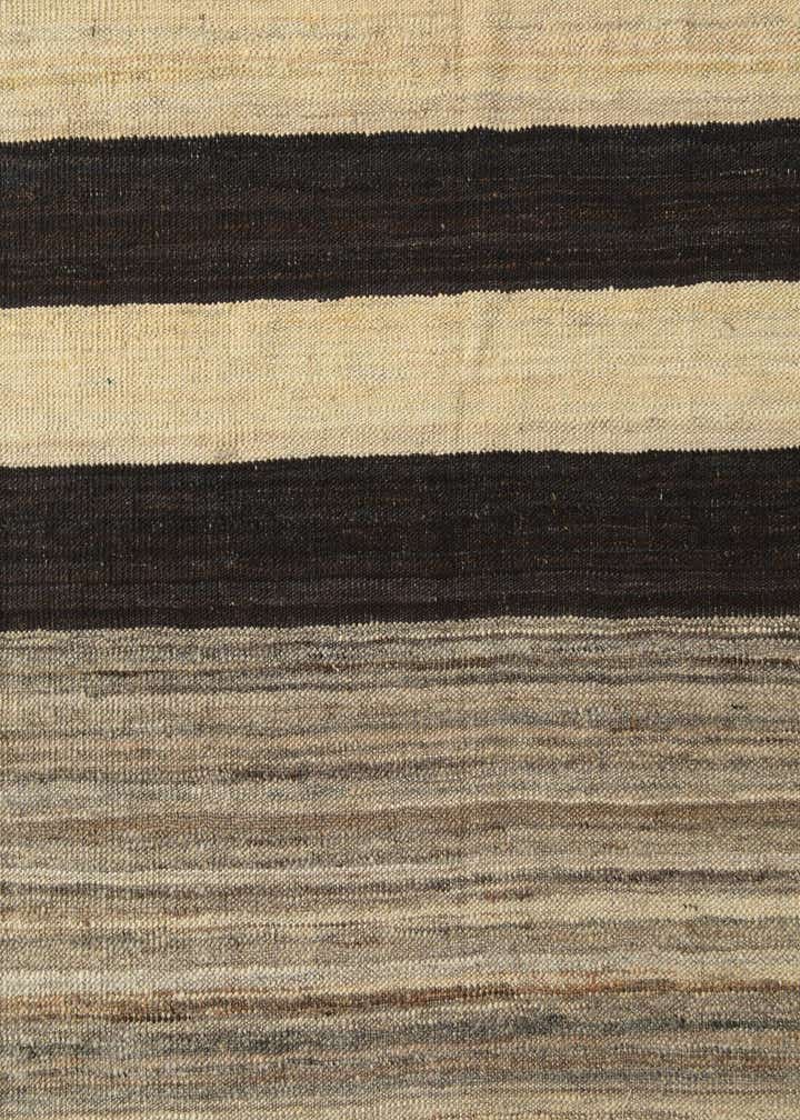 4' 1 x 5' 9 Hand Woven Kilim Modern Wool Rug