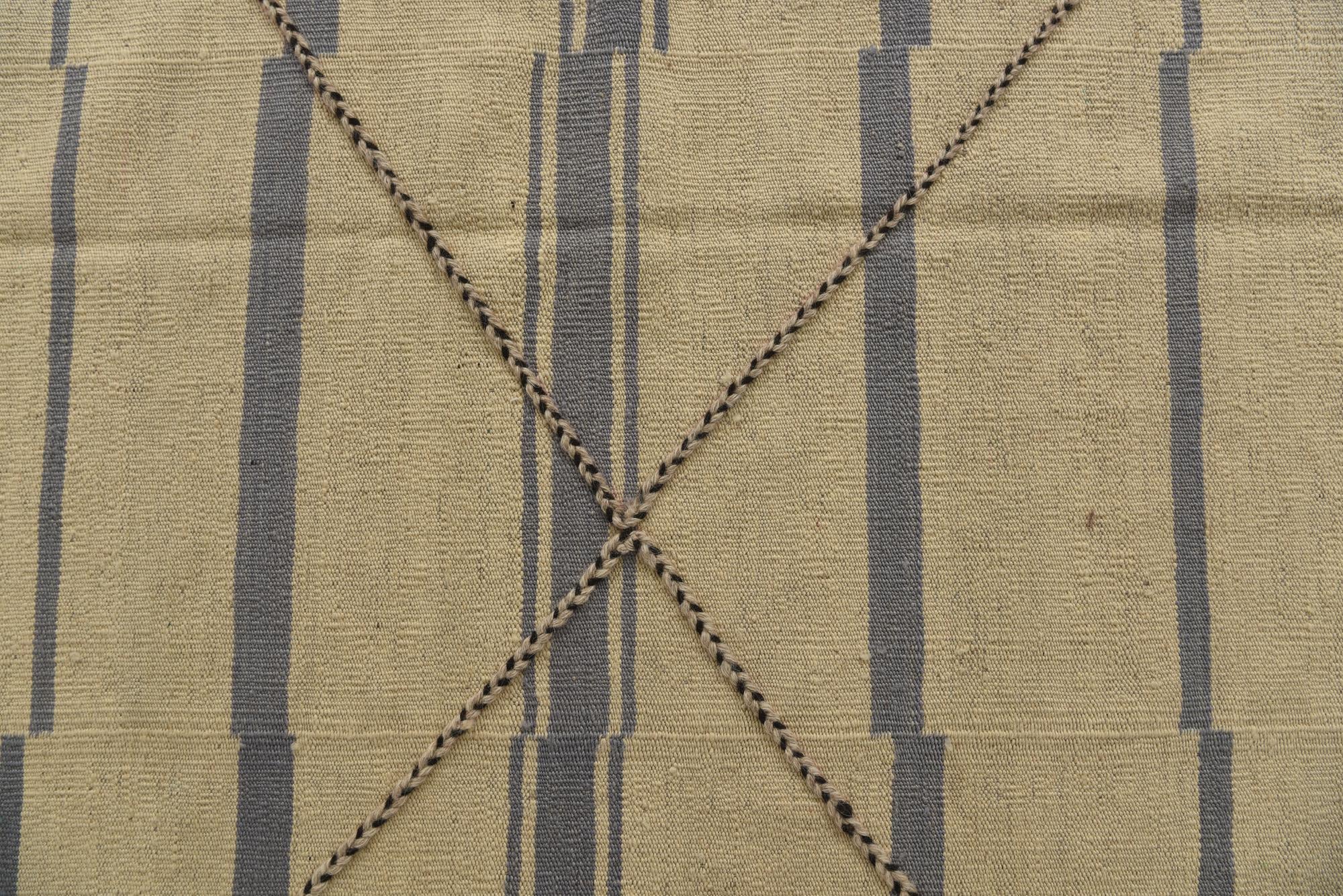 9' 7 x 12' 9 Hand Woven Kilim Modern Wool Rug