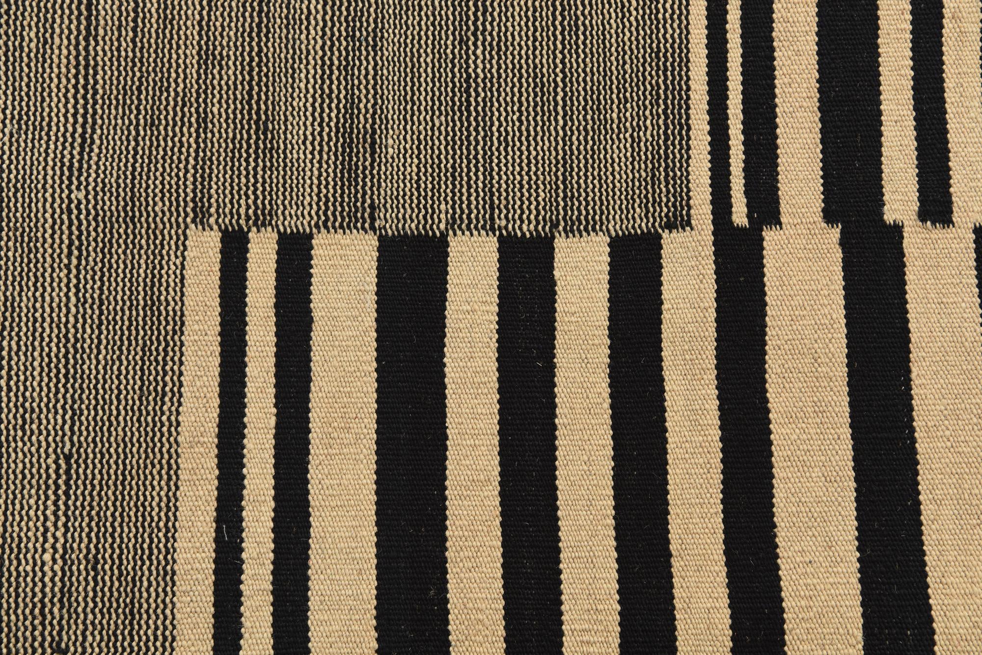 5' 8 x 7' 9 Hand Woven Kilim Modern Wool Rug