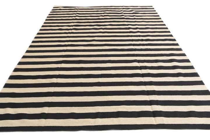 8' 5 x 11' 3 Hand Woven Kilim Modern Wool Rug