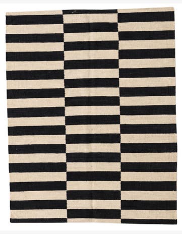 2' 7 x 4' 7 Hand Woven Kilim Modern Wool Rug