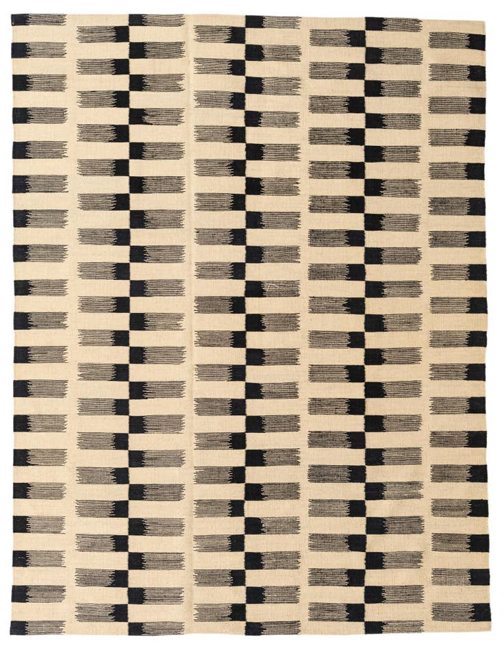 Detail image of 5' 10 x 7' 10 Hand Woven Kilim Modern Wool Rug