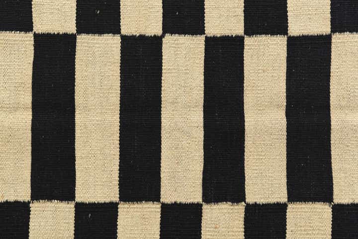 2' 7 x 3' 9 Hand Woven Kilim Modern Wool Rug