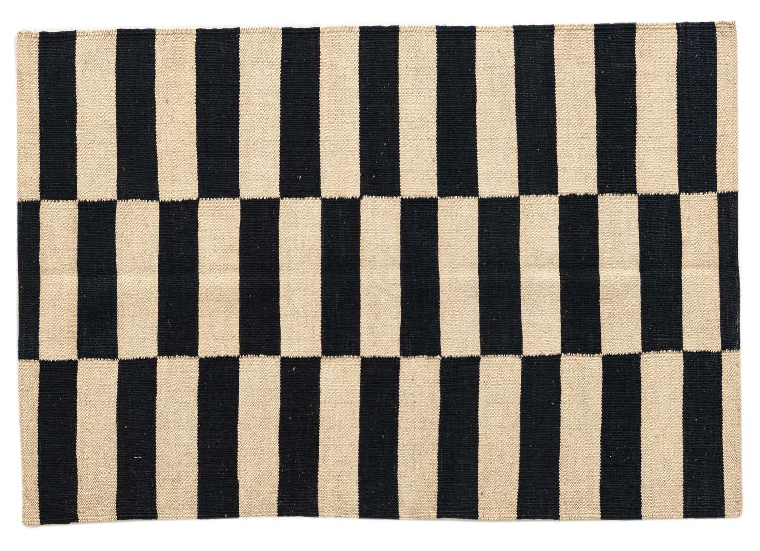 2' 7 x 3' 9 Hand Woven Kilim Modern Wool Rug
