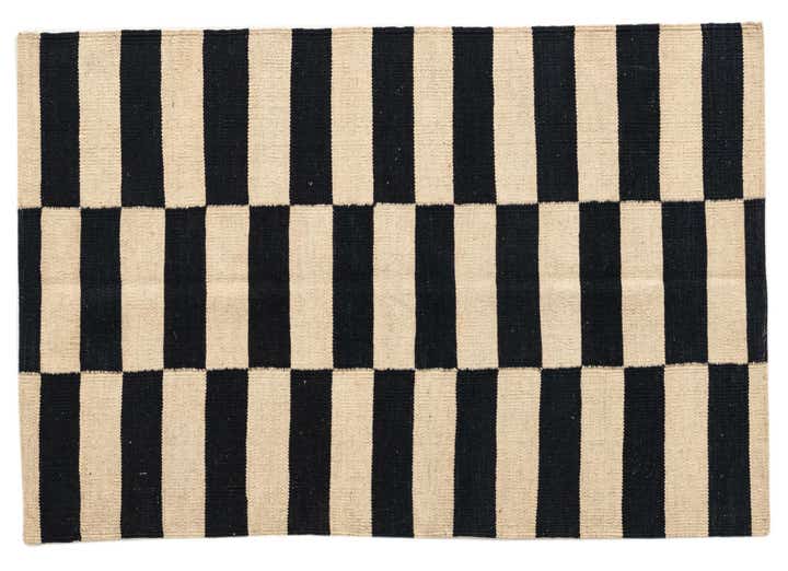 2' 7 x 3' 9 Hand Woven Kilim Modern Wool Rug