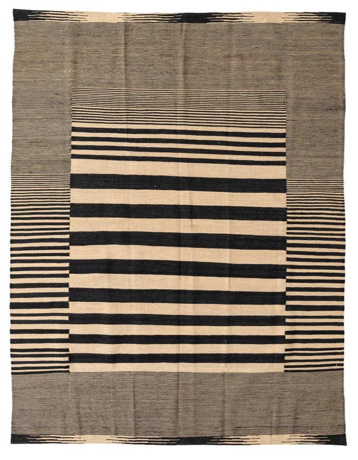 Detail image of 5' 9 x 7' 8 Hand Woven Kilim Modern Wool Rug