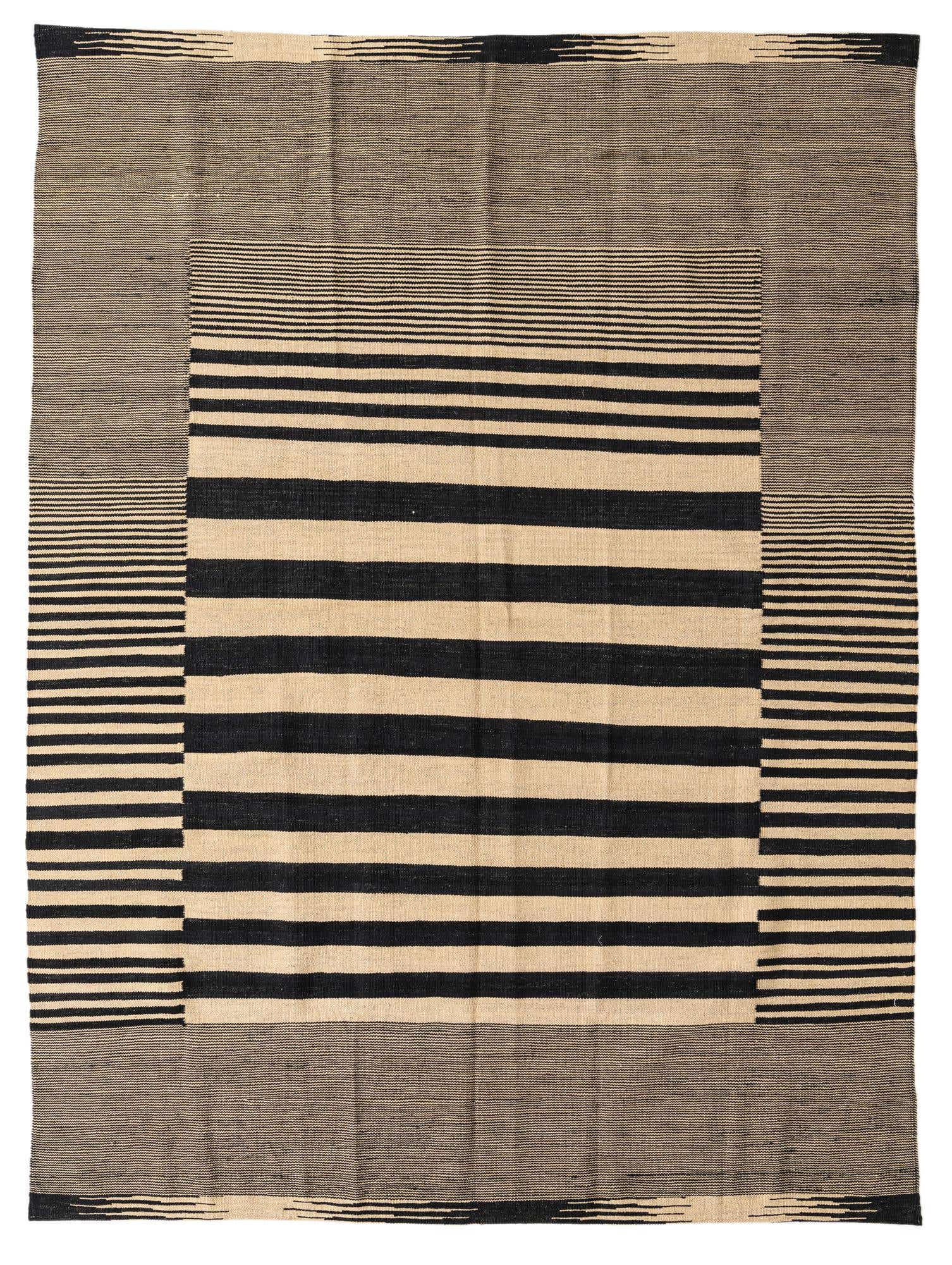 5' 9 x 7' 8 Hand Woven Kilim Modern Wool Rug