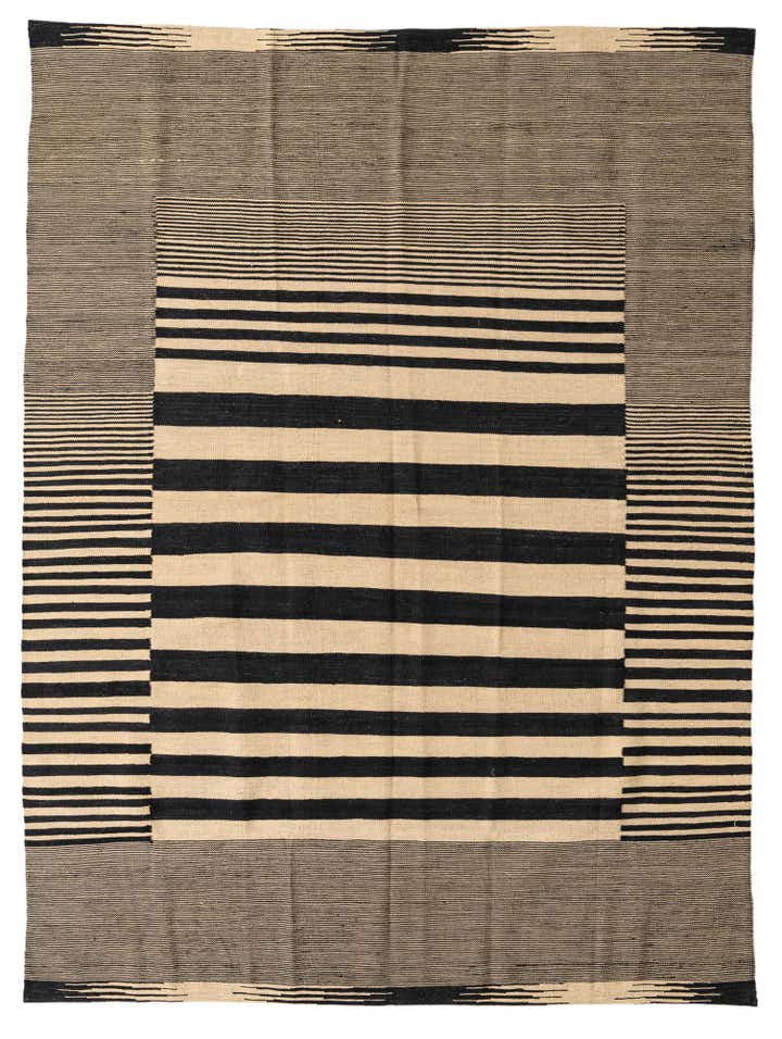 5' 9 x 7' 8 Hand Woven Kilim Modern Wool Rug