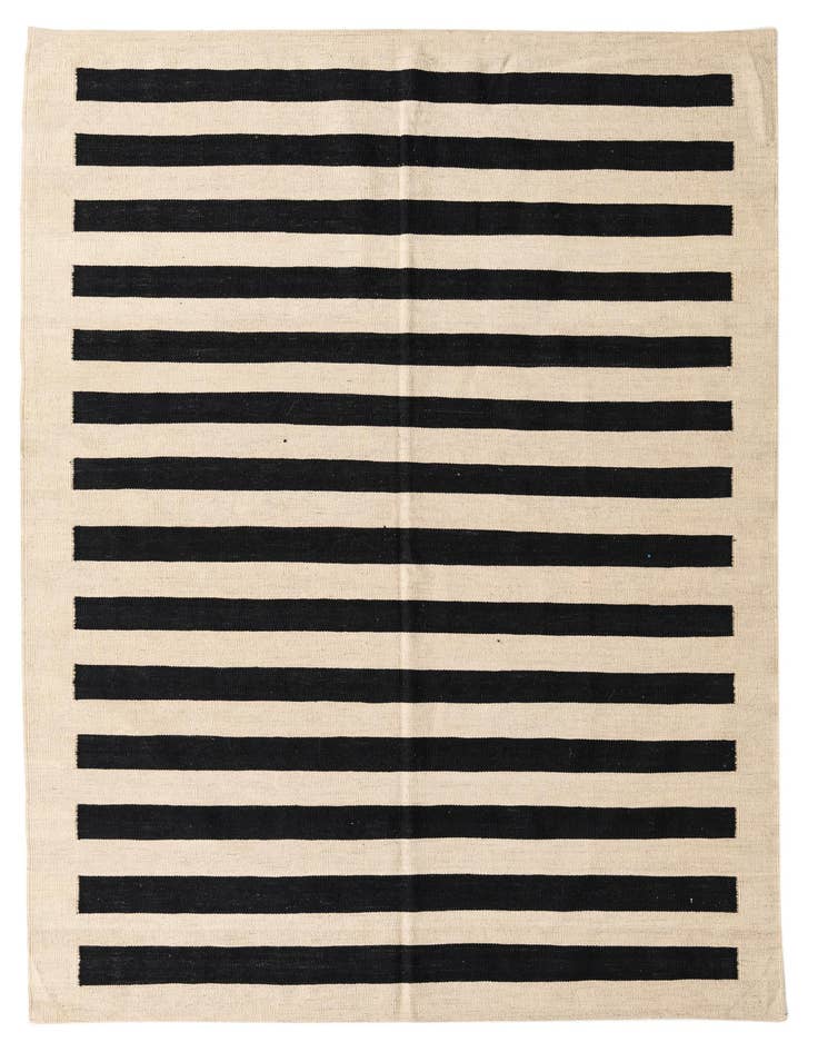 Detail image of 5' 7 x 7' 10 Hand Woven Kilim Modern Wool Rug
