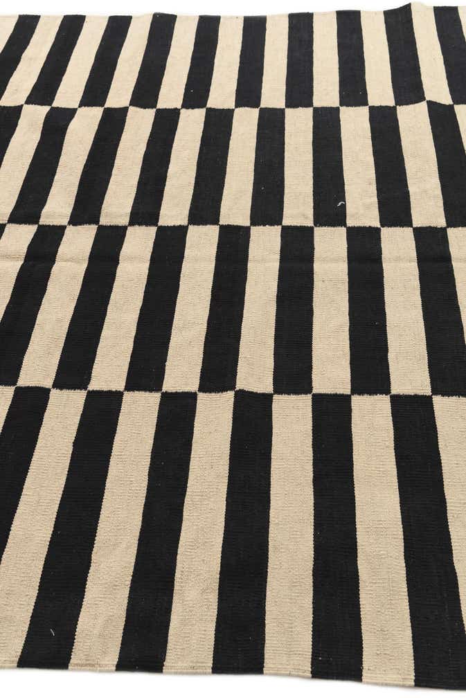 6' 7 x 9' 8 Hand Woven Kilim Modern Wool Rug