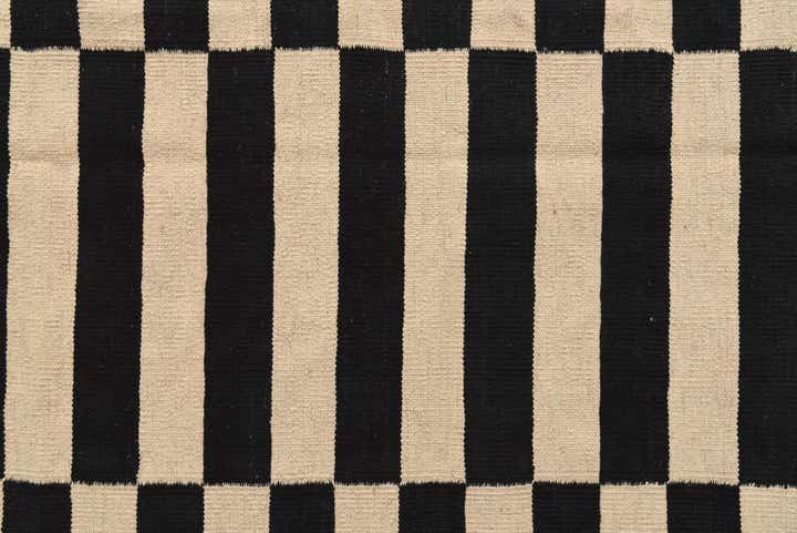 6' 7 x 9' 8 Hand Woven Kilim Modern Wool Rug