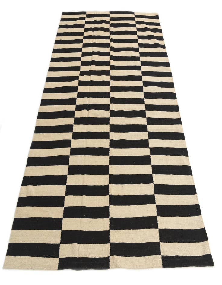 Detail image of 5' 8 x 8'  Hand Woven Kilim Modern Wool Rug