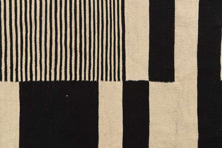 6' 10 x 9' 8 Hand Woven Kilim Modern Wool Rug