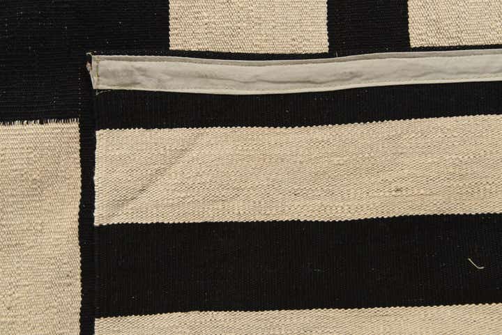 6' 10 x 9' 8 Hand Woven Kilim Modern Wool Rug