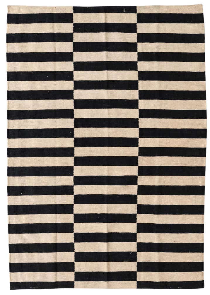 4' 2 x 6' Hand Woven Kilim Modern Wool Rug