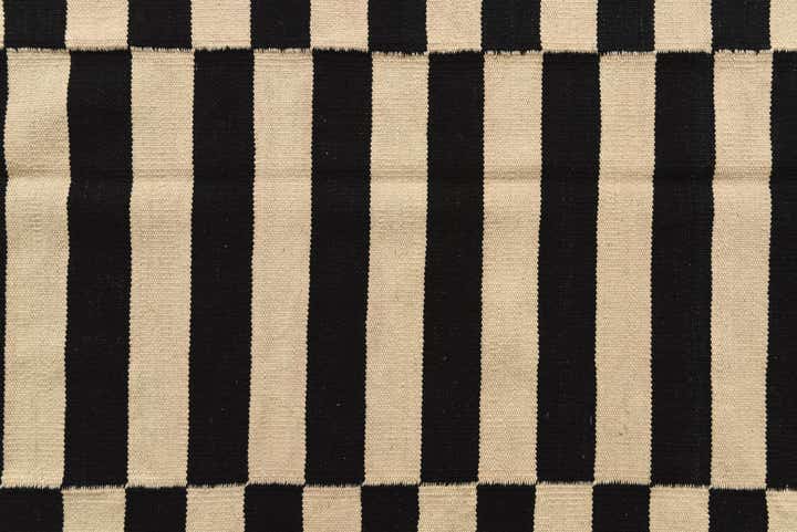 6' 6 x 9' 7 Hand Woven Kilim Modern Wool Rug