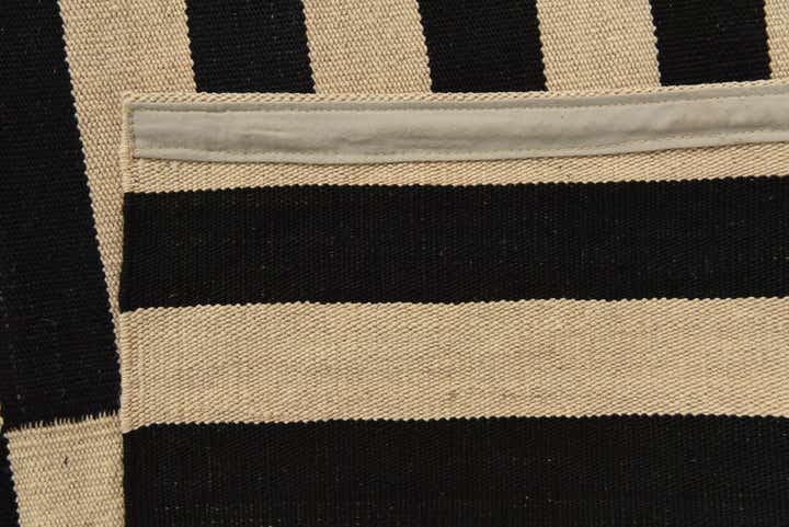 6' 6 x 9' 7 Hand Woven Kilim Modern Wool Rug