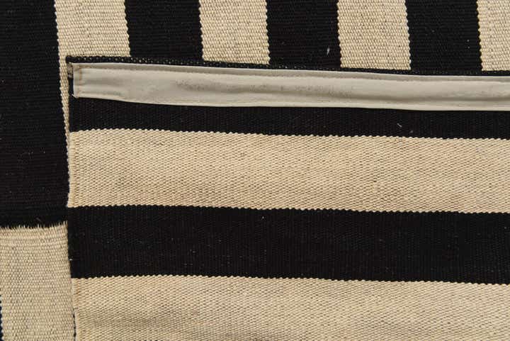 8' 1 x 9' 7 Hand Woven Kilim Modern Wool Rug