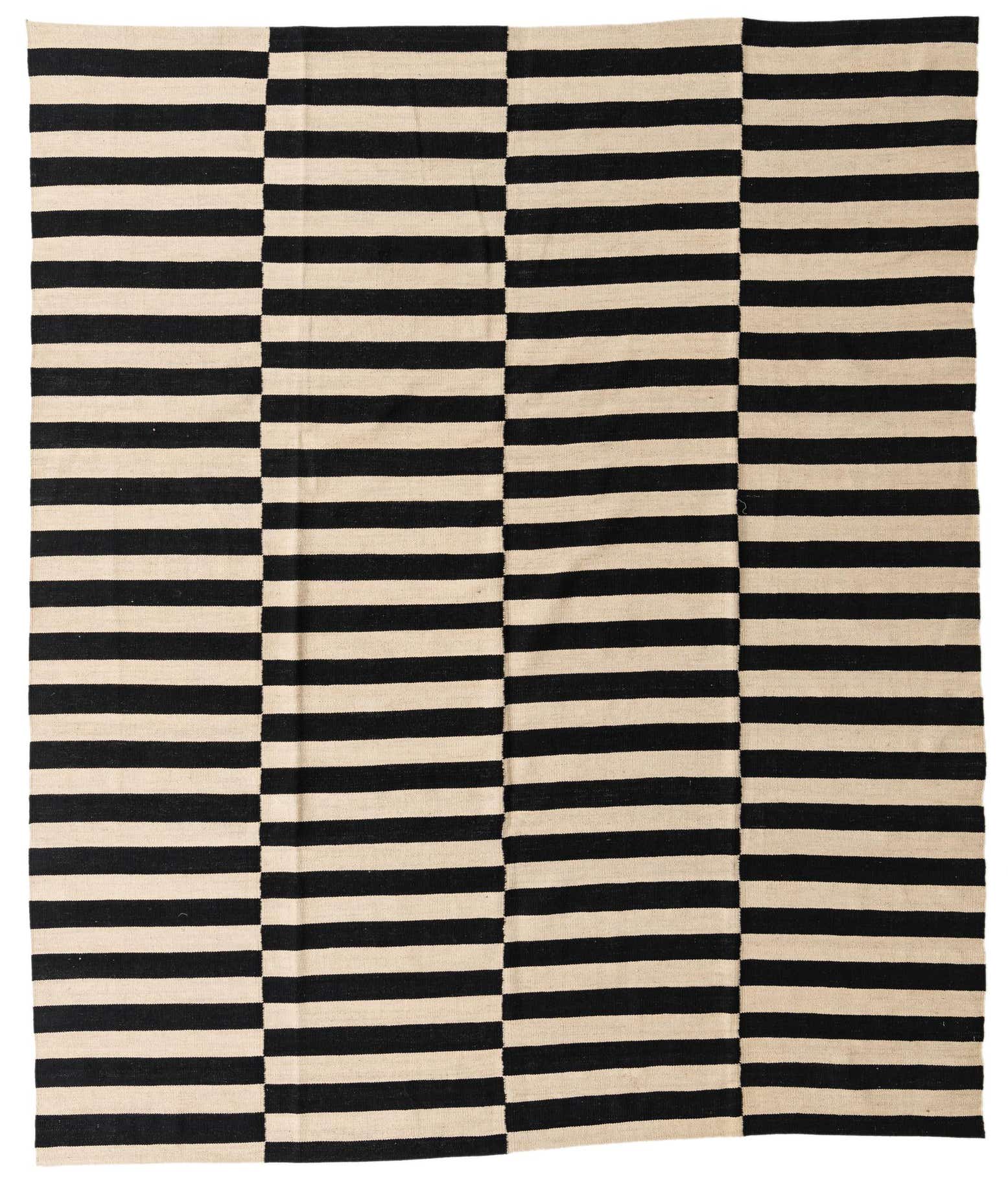 8' 1 x 9' 7 Hand Woven Kilim Modern Wool Rug
