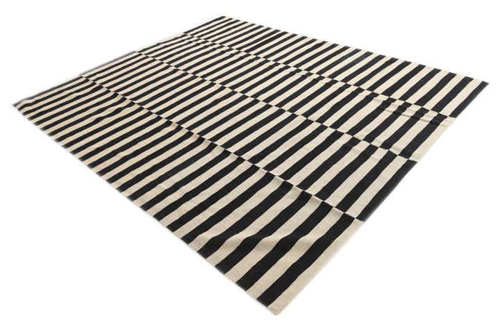 8' 4 x 9' 10 Hand Woven Kilim Modern Wool Rug