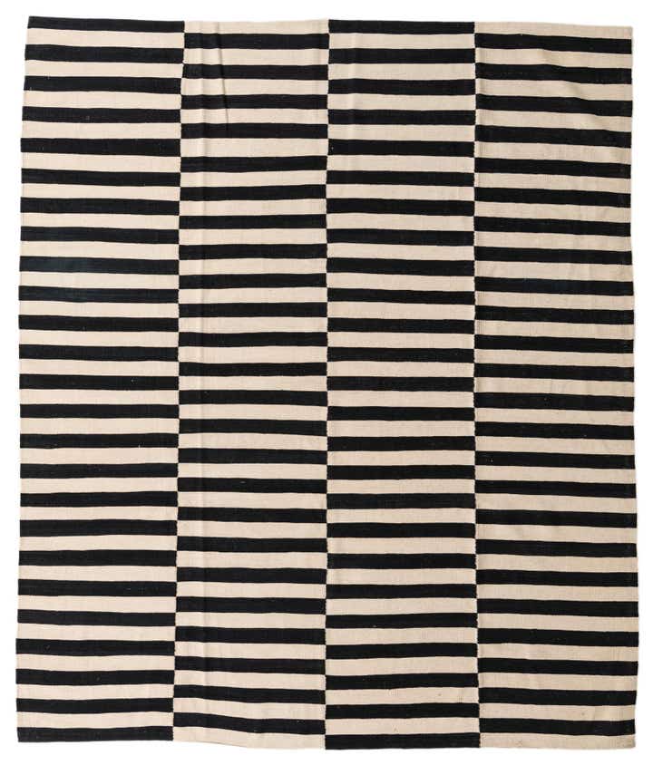 8' 4 x 9' 10 Hand Woven Kilim Modern Wool Rug