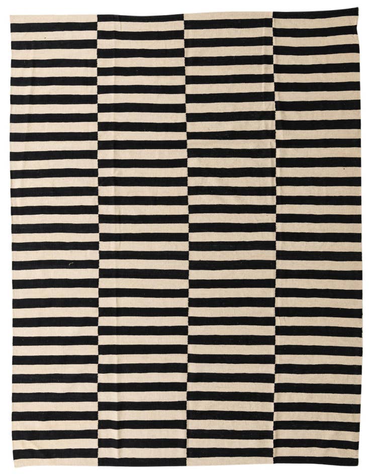 Detail image of 8' 3 x 9' 8 Hand Woven Kilim Modern Wool Rug