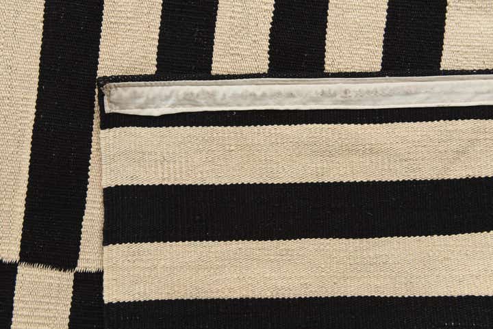 6' 5 x 9' 9 Hand Woven Kilim Modern Wool Rug
