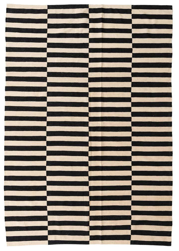 6' 5 x 9' 9 Hand Woven Kilim Modern Wool Rug