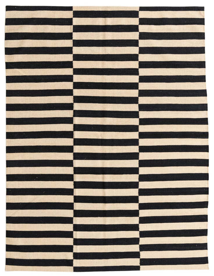 Detail image of 5' 8 x 7' 10 Hand Woven Kilim Modern Wool Rug