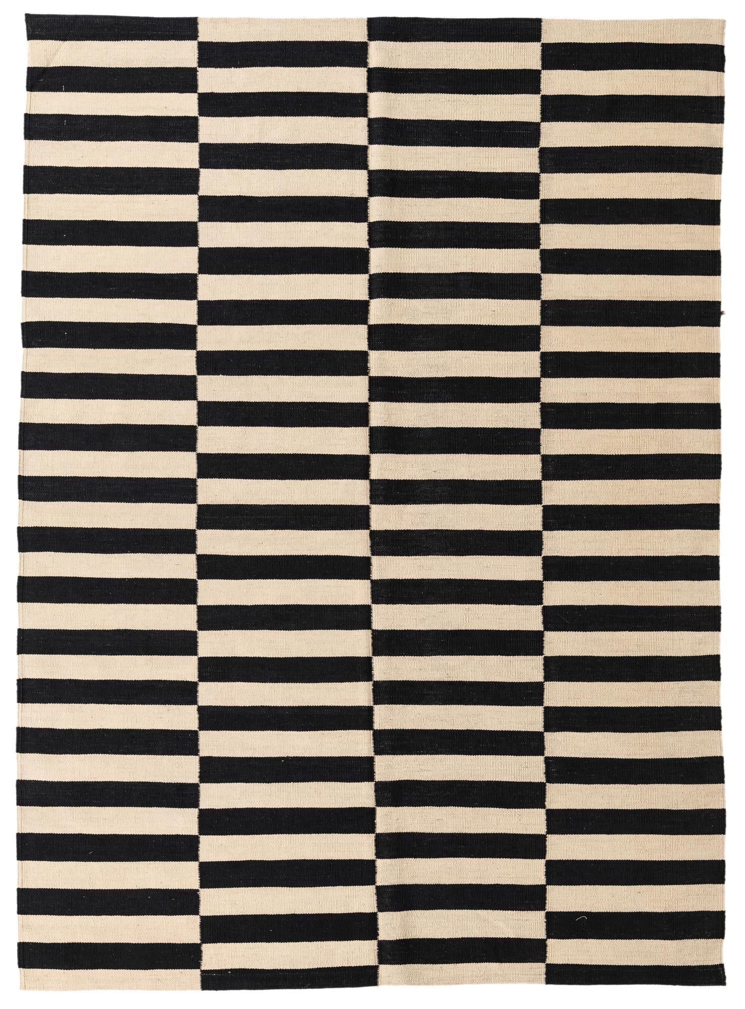 5' 9 x 8' Hand Woven Kilim Modern Wool Rug