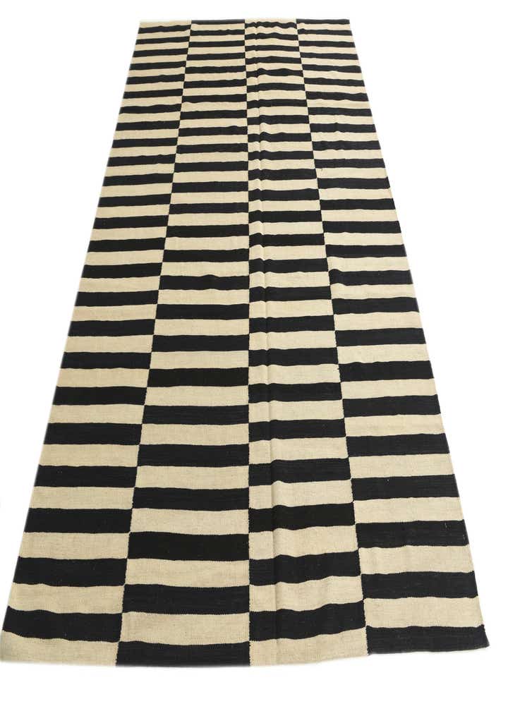 6' 7 x 9' 9 Hand Woven Kilim Modern Wool Rug