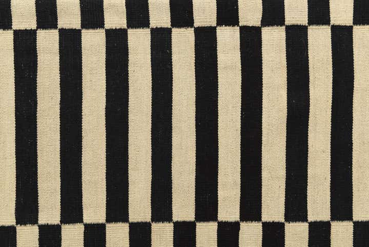 6' 7 x 9' 9 Hand Woven Kilim Modern Wool Rug