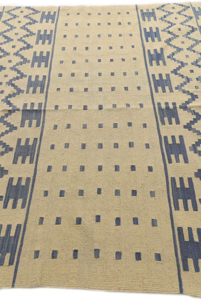 6' 8 x 9' 9 Hand Woven Kilim Modern Wool Rug