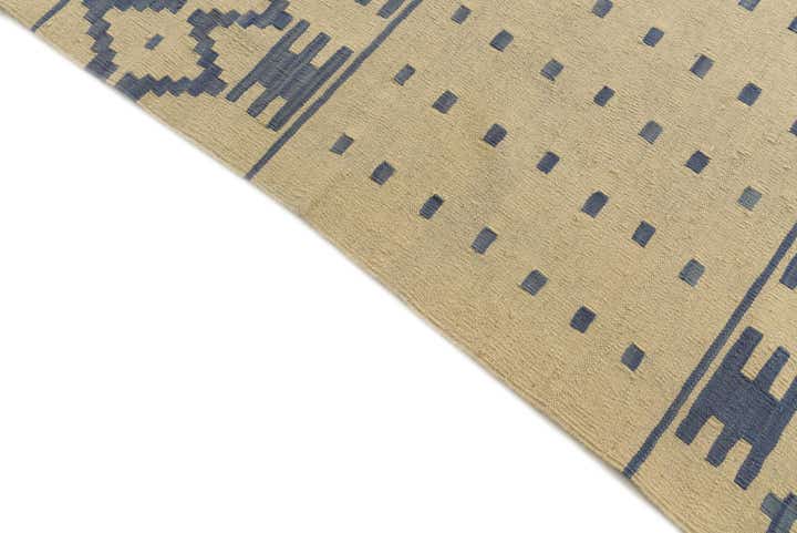 6' 8 x 9' 9 Hand Woven Kilim Modern Wool Rug