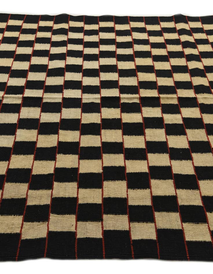 Detail image of 5' 2 x 6'  Hand Woven Kilim Modern Wool Rug