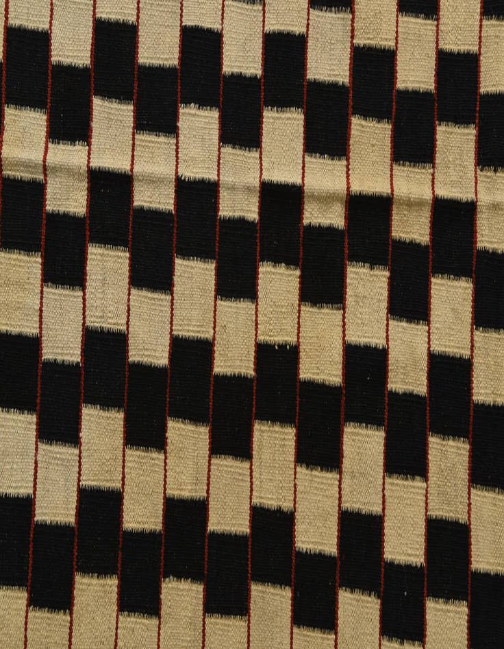 Detail image of 5' 2 x 6'  Hand Woven Kilim Modern Wool Rug