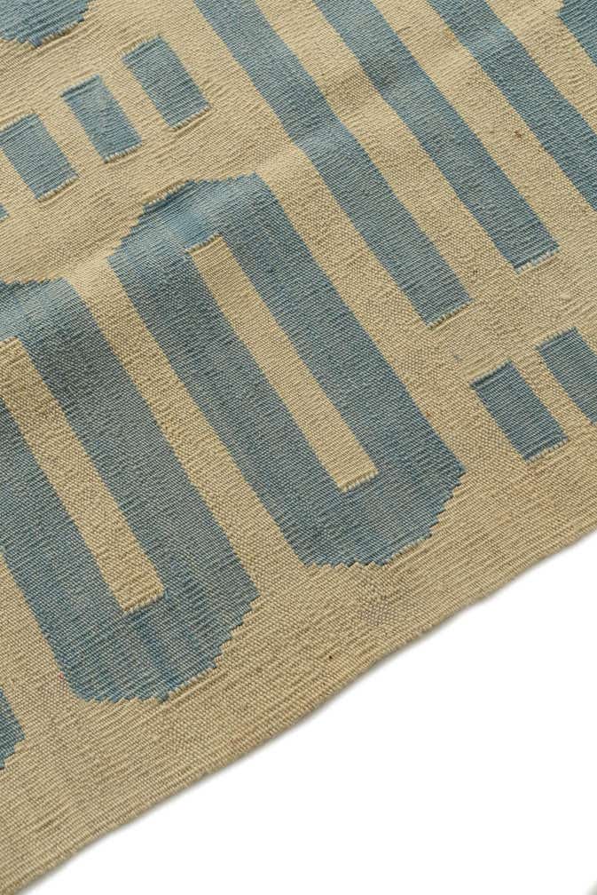5' 3 x 6' 5 Hand Woven Kilim Modern Wool Rug