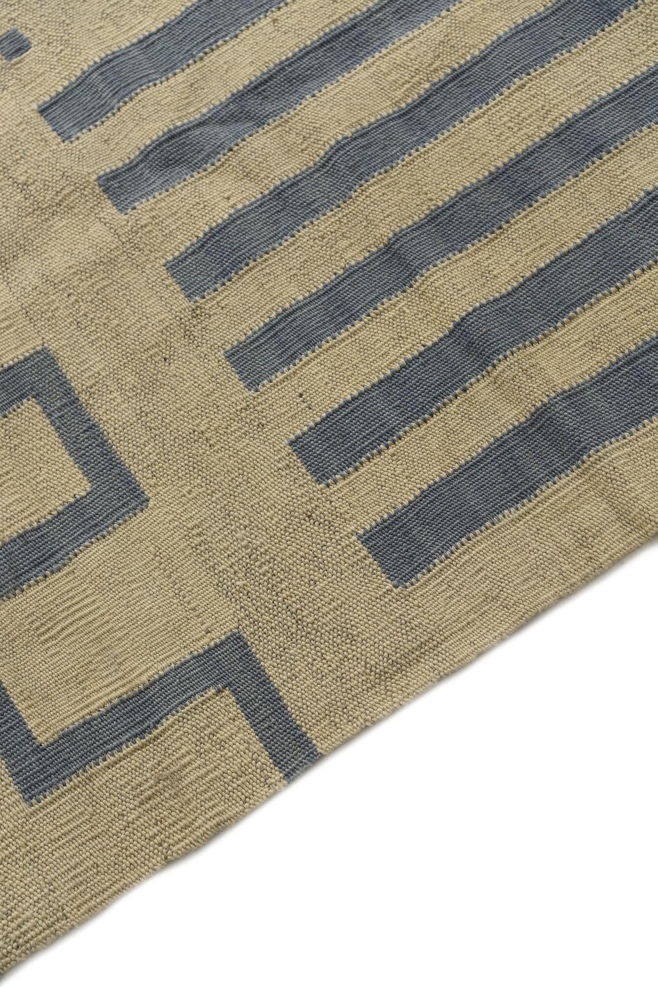 5' x 6' 7 Hand Woven Kilim Modern Wool Rug