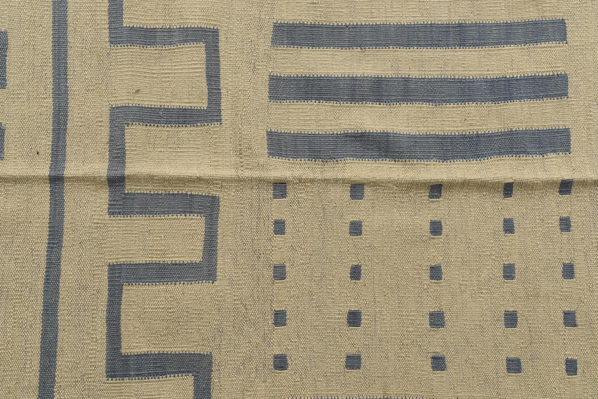 5' x 6' 7 Hand Woven Kilim Modern Wool Rug