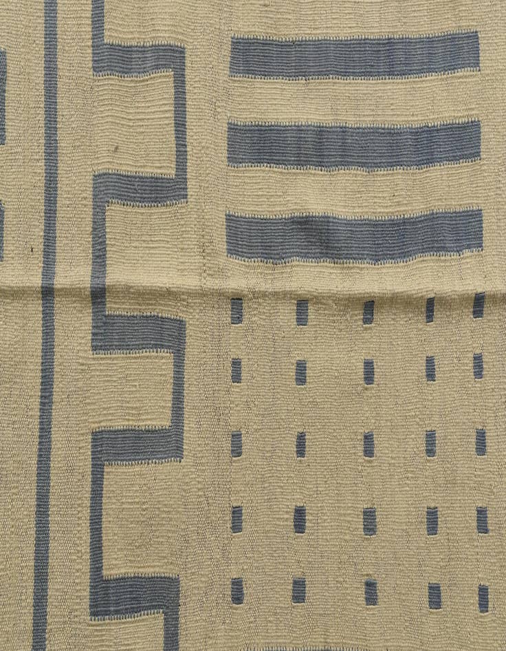 Detail image of 5' x 6' 7  Hand Woven Kilim Modern Wool Rug