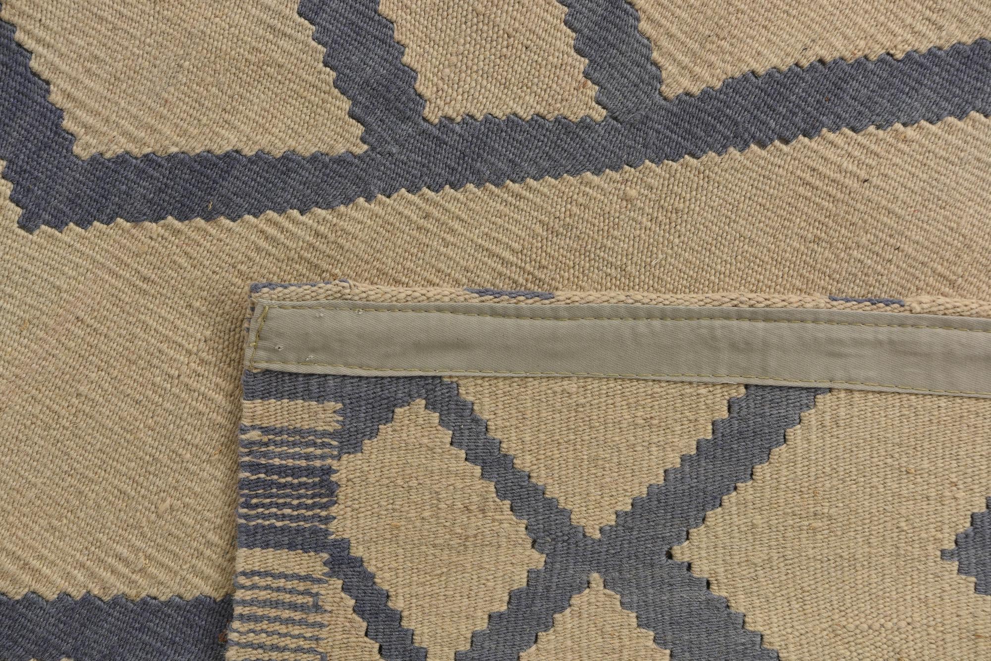 6' x 8' Hand Woven Kilim Modern Wool Rug