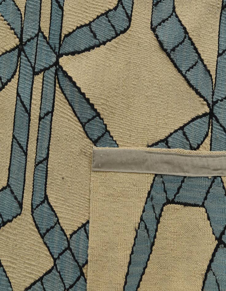 Detail image of 6' 9 x 9' 7  Hand Woven Kilim Modern Wool Rug