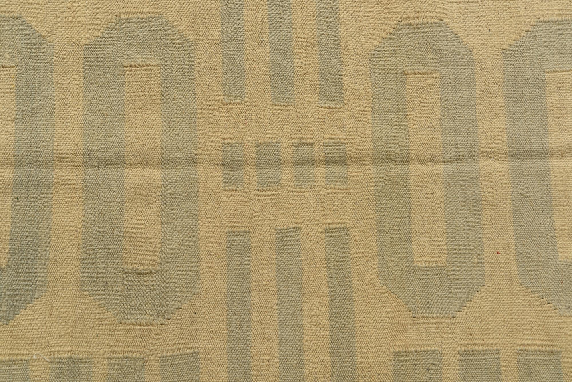 4' 10 x 6' 7 Hand Woven Kilim Modern Wool Rug