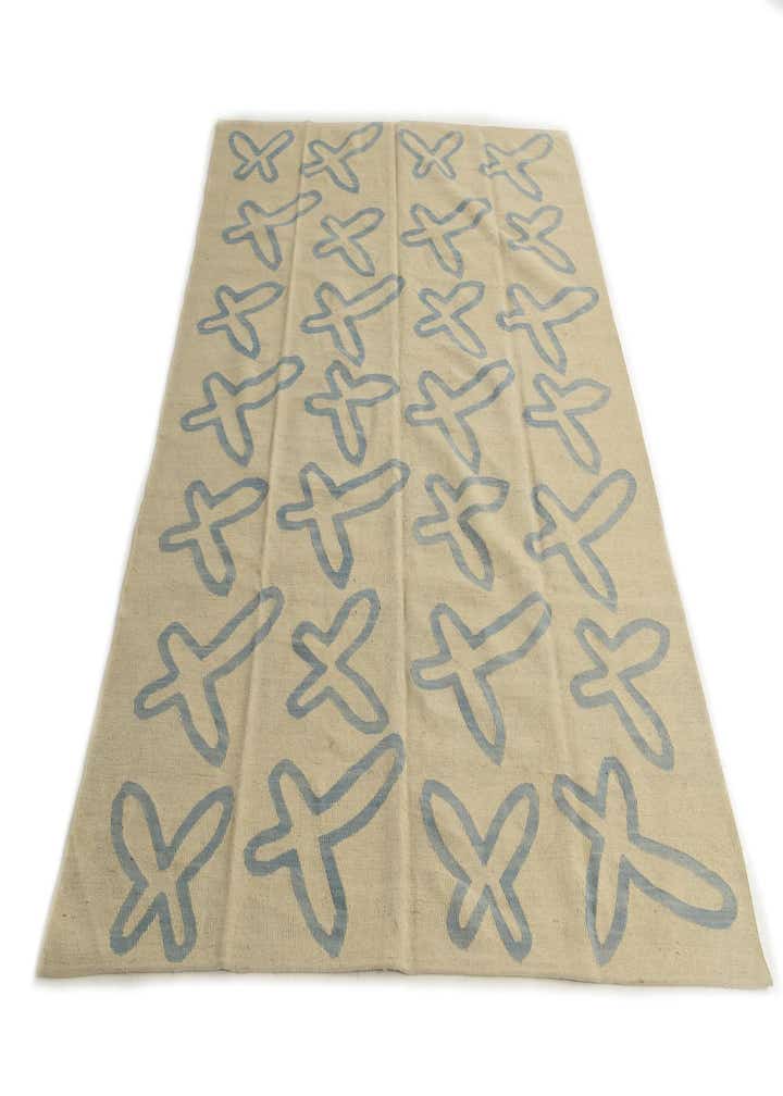 5' 8 x 7' 10 Hand Woven Kilim Modern Wool Rug