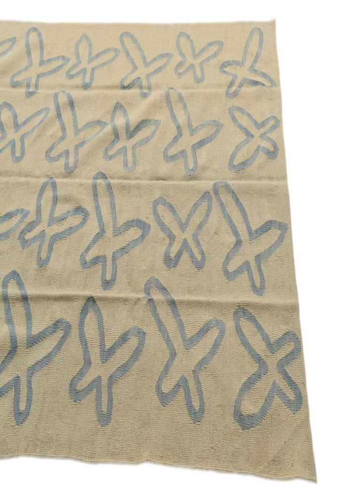 5' 8 x 7' 10 Hand Woven Kilim Modern Wool Rug