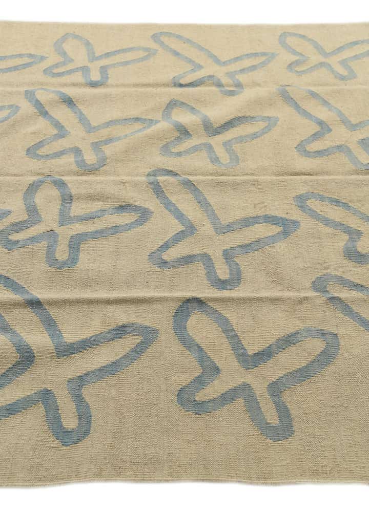 5' 8 x 7' 10 Hand Woven Kilim Modern Wool Rug