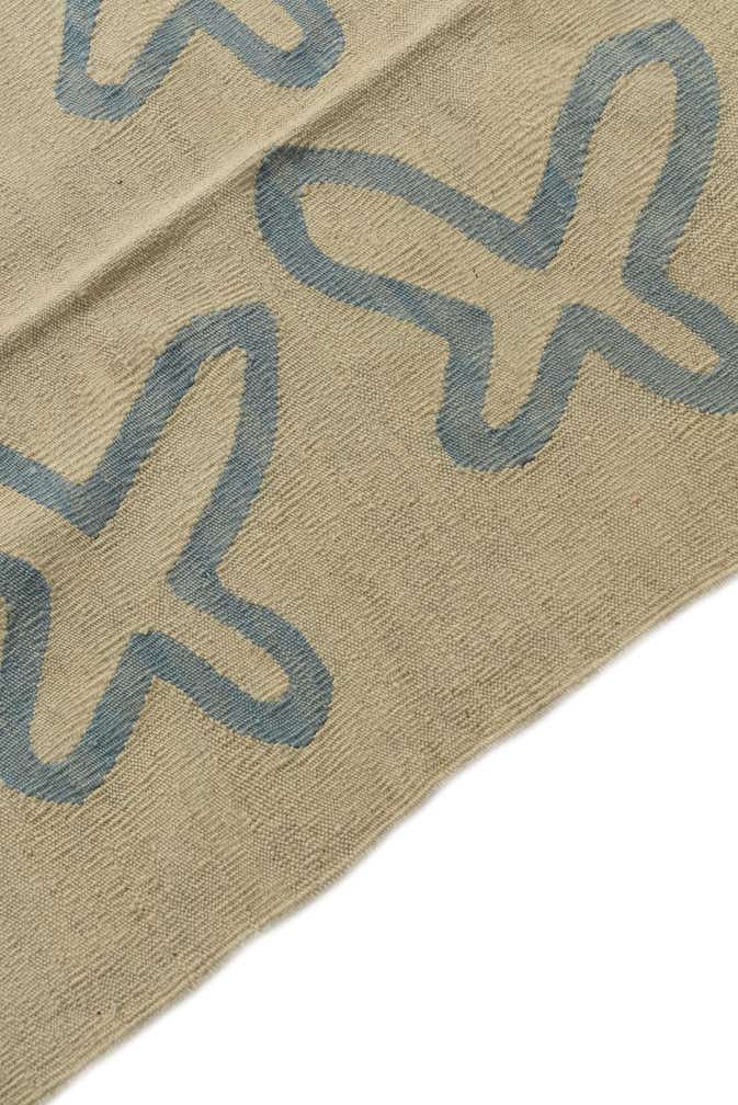 5' 8 x 7' 10 Hand Woven Kilim Modern Wool Rug