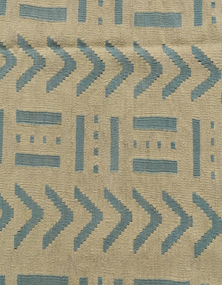 Detail image of 5' 2 x 6' 5  Hand Woven Kilim Modern Wool Rug