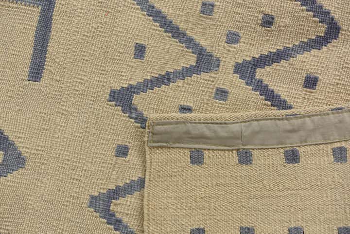 5' 1 x 6' 2 Hand Woven Kilim Modern Wool Rug